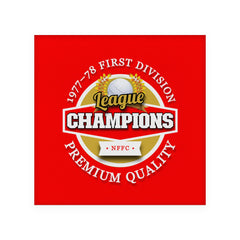Nottingham League Champions - Football Coaster - Square Or Circle