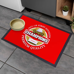Nottingham League Champions  - Football Legends - Door Mat -60cm X 40cm