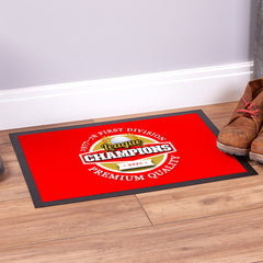 Nottingham League Champions  - Football Legends - Door Mat -60cm X 40cm