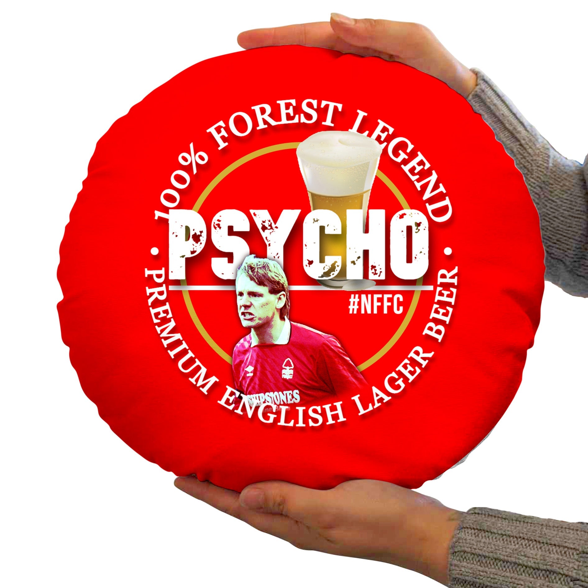 Nottingham Pearce - Football Legends - Circle Cushion 14inch