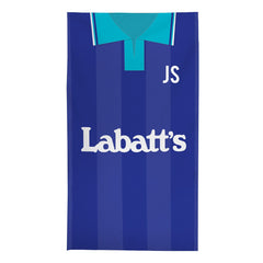 Nottingham Forest - 1993 Away Shirt - Personalised Retro Beach Towel - 150cm x 75cm