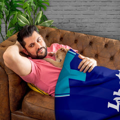 Nottingham Forest - 1993 Away Shirt - Retro Fleece Blanket