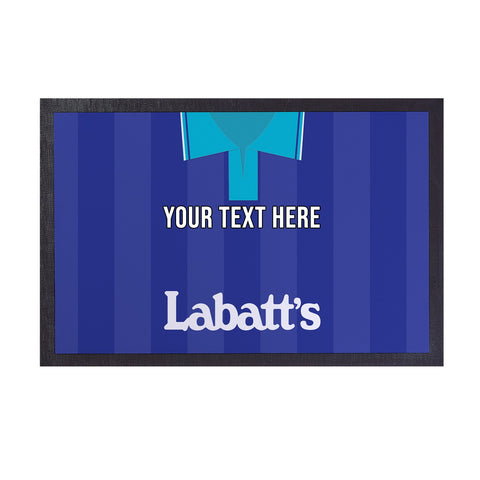 Nottingham 1993 Away Shirt - Personalised Retro Door Mat - 60cm x 40cm