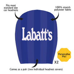 Nottingham Forest 1993 Away - Retro Football Shirt - Pack of 2 - Car Seat Headrest Covers