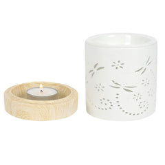 Dragonfly Matte Ceramic Oil Burner