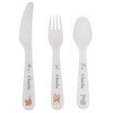 Personalised Woodland Animals Cutlery