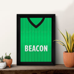 Plymouth Retro 1983 Home Retro Shirt - A4 Personalised Metal Sign Plaque - Frame Options Available