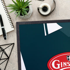 Plymouth 2003 Home Shirt - Personalised Retro Door Mat - 60cm x 40cm