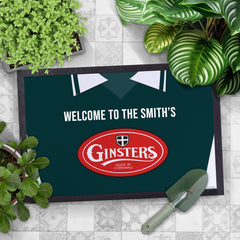 Plymouth 2003 Home Shirt - Personalised Retro Door Mat - 60cm x 40cm