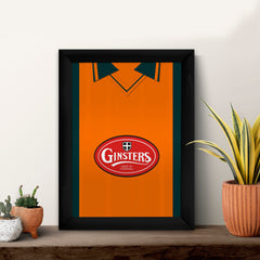 Plymouth Retro 2004 Away Retro Shirt - A4 Personalised Metal Sign Plaque - Frame Options Available