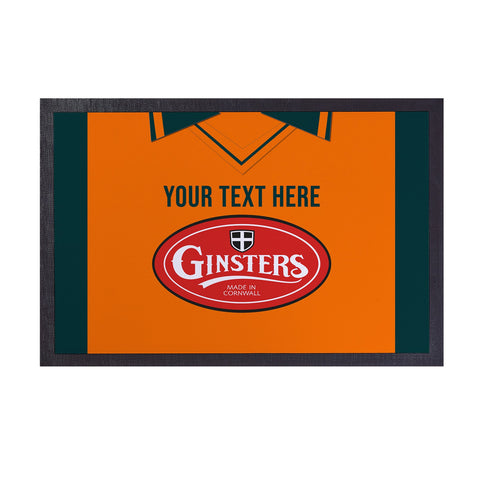 Plymouth 2004 Away Shirt - Personalised Retro Door Mat - 60cm x 40cm