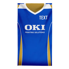 Portsmouth 2007 Home Shirt - Personalised Lightweight, Microfibre Retro Beach Towel - 150cm x 75cm