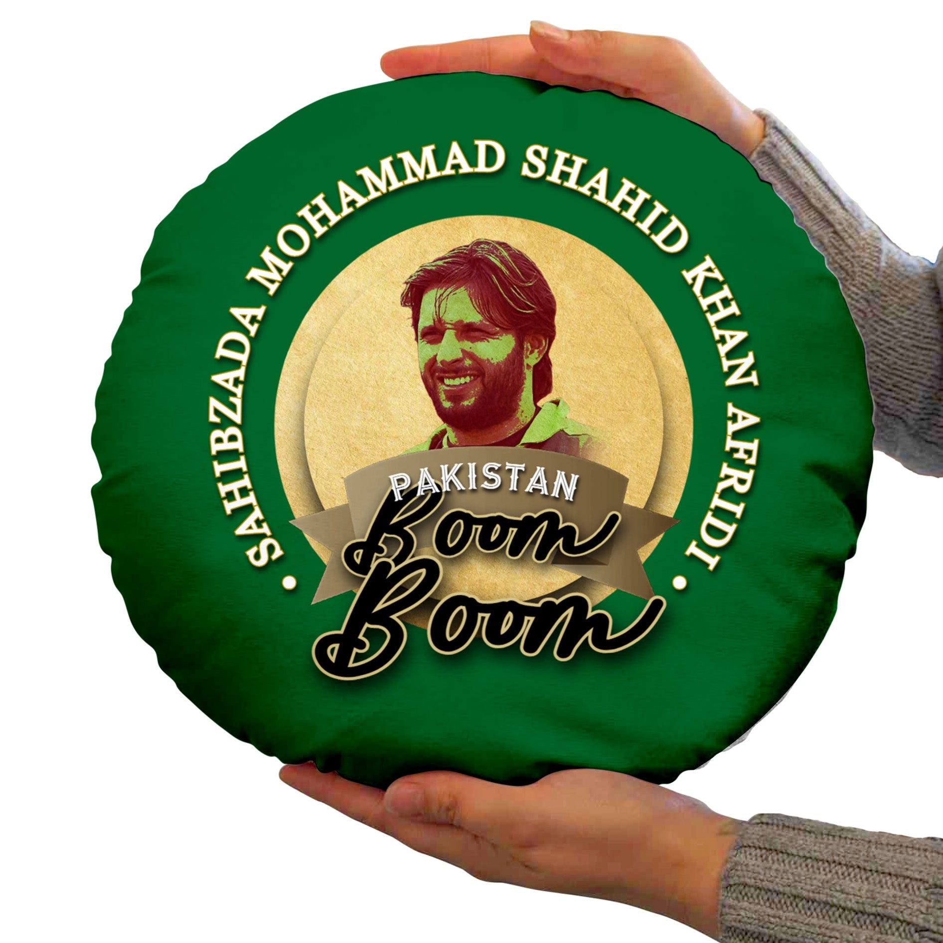 Pakistan Afridi  - Legend Collection - Circle Cushion 14inch