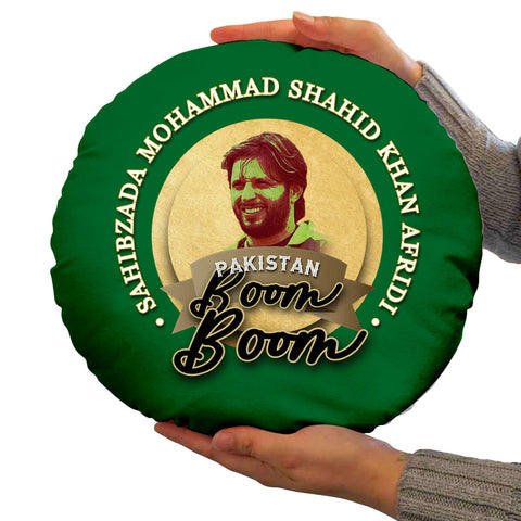 Pakistan Afridi  - Legend Collection - Circle Cushion 14inch