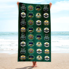 Plymouth - Football Legends - Microfibre Beach Towel - 150cm x 75cm