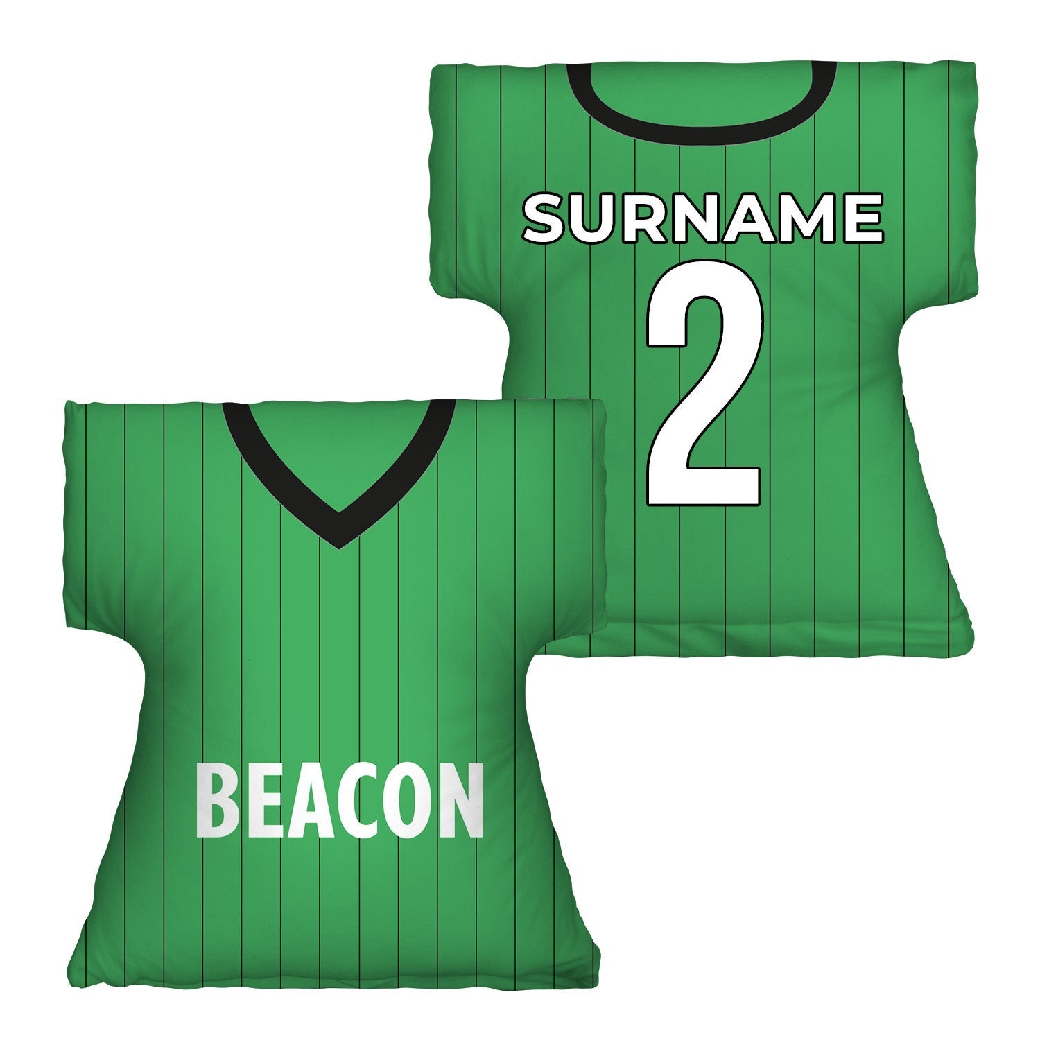 Plymouth Retro 1983 Home Shirt - Personalised Retro Shirt Cushion