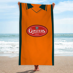Plymouth Retro 2004 Away Shirt - Personalised Lightweight, Microfibre Retro Beach Towel - 150cm x 75cm
