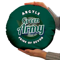 Plymouth Green Army - Football Legends - Circle Cushion 14inch