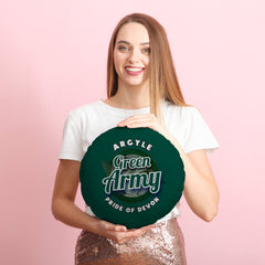 Plymouth Green Army - Football Legends - Circle Cushion 14inch