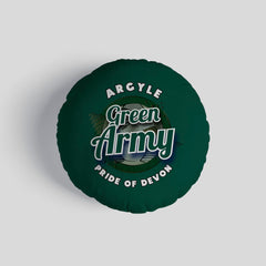 Plymouth Green Army - Football Legends - Circle Cushion 14inch