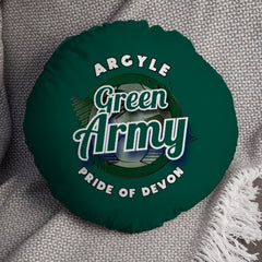 Plymouth Green Army - Football Legends - Circle Cushion 14inch