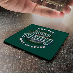 Plymouth Green Army - Football Coaster - Square Or Circle