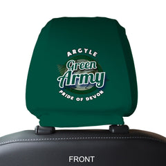 Plymouth Green Army - Football Legends - Headrest Cover