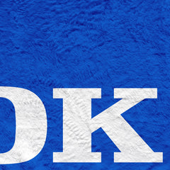 Portsmouth 2007 Home Shirt - Personalised Retro Fleece Blanket 150cm X 150cm