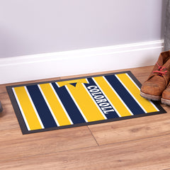 Preston 1994 Away Shirt - Personalised Retro Door Mat - 60cm x 40cm