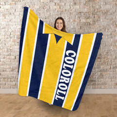 Preston  - 1994 Away Shirt - Personalised Retro Fleece Blanket