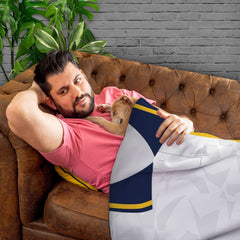 Preston  - 1994 Home Shirt - Personalised Retro Fleece Blanket