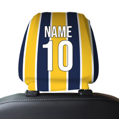 Preston 1994 Away - Retro Football Shirt - Pack of 2 - Car Seat Headrest Covers