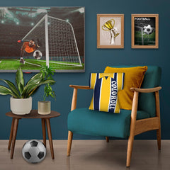 Preston - 1994 Away Shirt - Personalised Retro Shirt Cushion