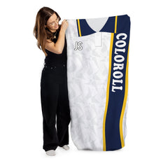 Preston - 1994 Home Shirt - Personalised Retro Lightweight, Microfibre Beach Towel - 150cm x 75cm