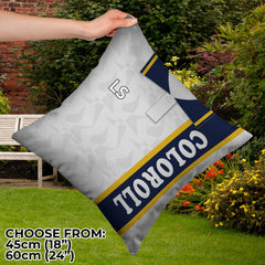Preston - 1994 Home Shirt - 45cm or 61cm Retro Showerproof Outdoor Cushion