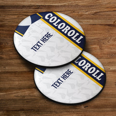 Preston 1994 Home Shirt - Personalised Drink Coaster - Square Or Circle
