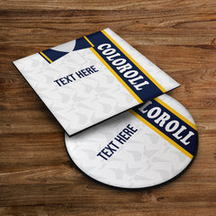 Preston 1994 Home Shirt - Personalised Drink Coaster - Square Or Circle