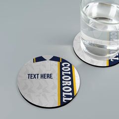 Preston 1994 Home Shirt - Personalised Drink Coaster - Square Or Circle