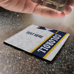 Preston 1994 Home Shirt - Personalised Drink Coaster - Square Or Circle