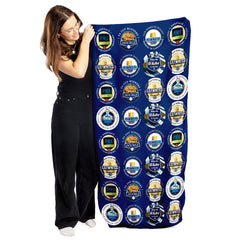 Preston - Football Legends - Microfibre Beach Towel - 150cm x 75cm