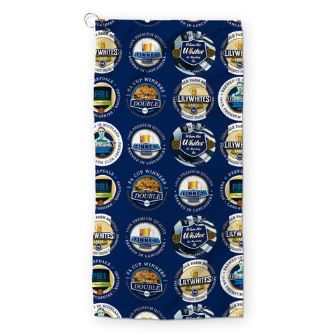 Preston - Football Legends - Retro Lightweight, Microfibre Golf Towel