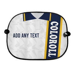 Preston 1994 Home Shirt - Personalised Retro Football Car Sun Shade - Set of 2