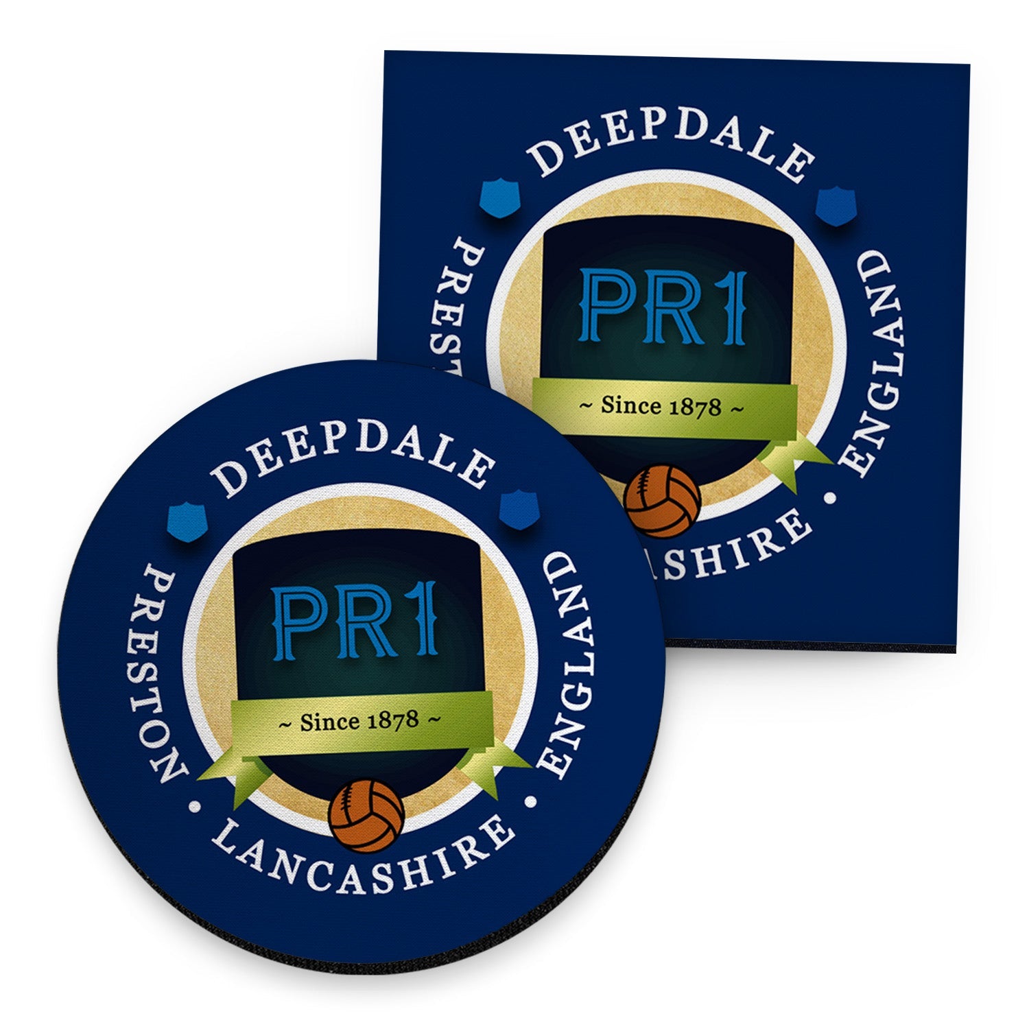Preston Deepdale - Football Coaster - Square Or Circle