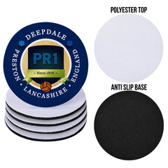 Preston Deepdale - Football Coaster - Square Or Circle