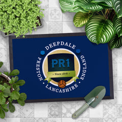 Preston Deepdale  - Football Legends - Door Mat -60cm X 40cm
