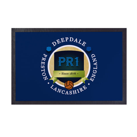 Preston Deepdale  - Football Legends - Door Mat -60cm X 40cm