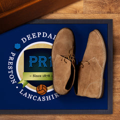 Preston Deepdale  - Football Legends - Door Mat -60cm X 40cm
