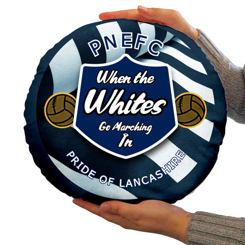 Preston Marching - Football Legends - Circle Cushion 14inch