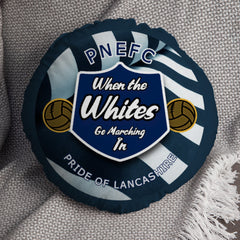 Preston Marching - Football Legends - Circle Cushion 14inch