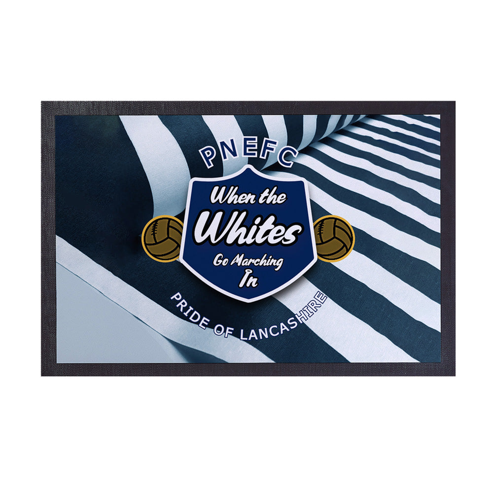 Preston Marching  - Football Legends - Door Mat -60cm X 40cm